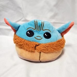 Star Wars Grogu Baby Yoda Plush Toy Reversible 4.5" double sided flip The Child